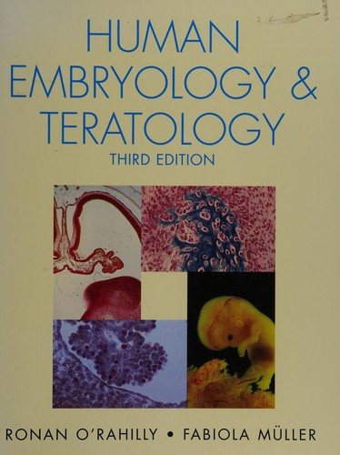 Couverture : Human embryology & teratology