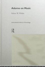 Couverture : Adorno on music