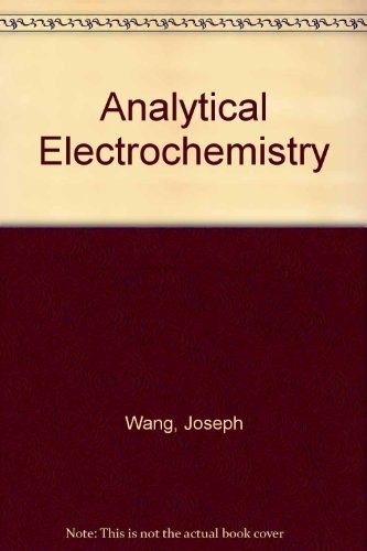 Couverture : Analytical electrochemistry