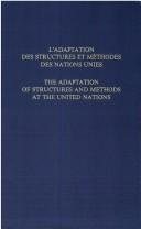 Couverture : L' Adaptation des structures et méthodes des Nations Unies
