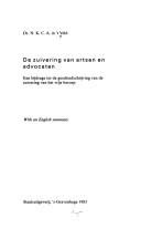 Couverture : De zuivering van artsen en advocaten