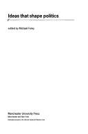 Couverture : Ideas that shape politics