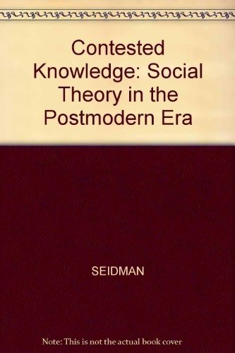 Couverture : Contested knowledge