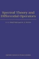 Couverture : Spectral theory and differential operators