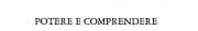 Couverture : Potere e comprendere