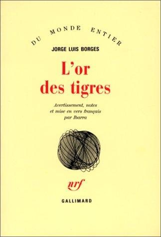 Couverture : L'or des tigres