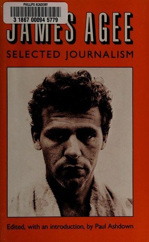 Couverture : James Agee, selected journalism