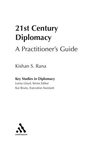 Couverture : 21st century diplomacy