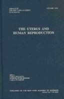 Couverture : The Uterus and Human Reproduction (Annals of the New York Academy of Sciences)