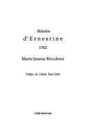 Couverture : Histoire d'Ernestine