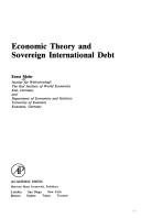 Couverture : Economic Theory and Sovereign International Debt