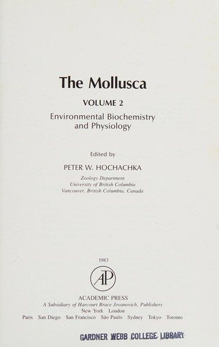Couverture : The Mollusca