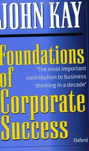 Couverture : Foundations of Corporate Success