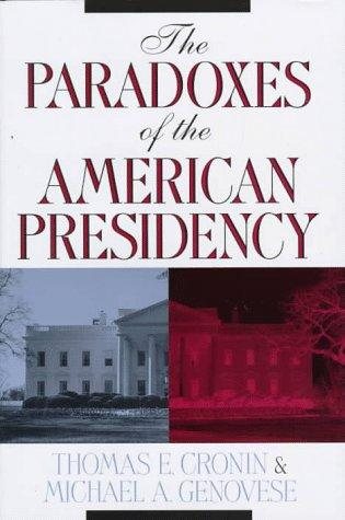 Couverture : The paradoxes of the American presidency