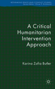 Couverture : A critical humanitarian intervention approach