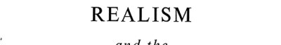 Couverture : Realism and the Background of Phenomenology