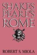 Couverture : Shakespeare's Rome