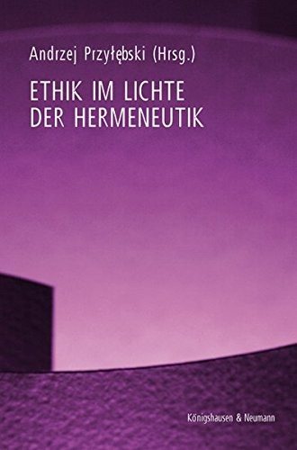 Couverture : Ethik im Lichte der Hermeneutik
