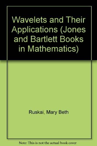 Couverture : Wavelets and their applications