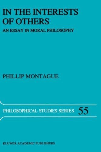 Couverture : In the interests of others