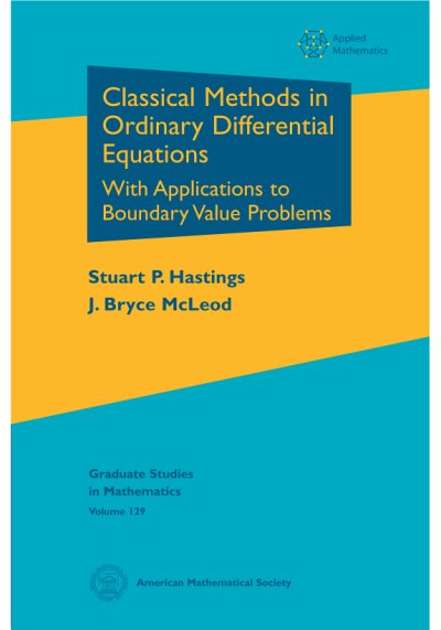 Couverture : Classical Methods in Ordinary Differential Equations