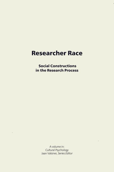 Couverture : Researcher race