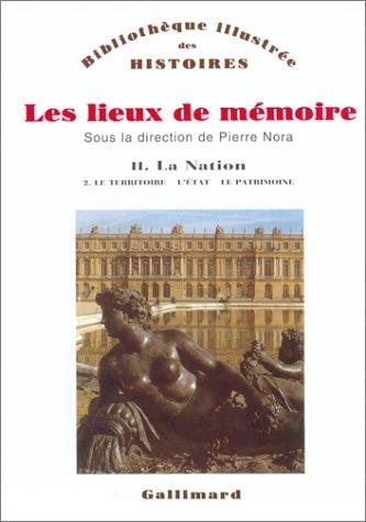 Couverture : Les lieux de mémoire, tome 2 