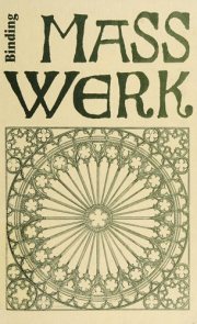 Couverture : Masswerk