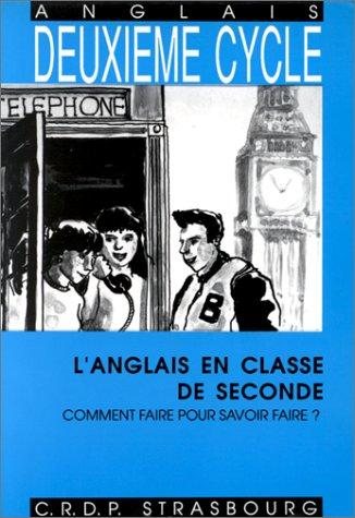 Couverture : L'anglais en classe de seconde 