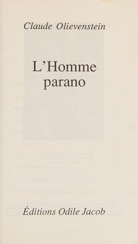 Couverture : L'homme parano