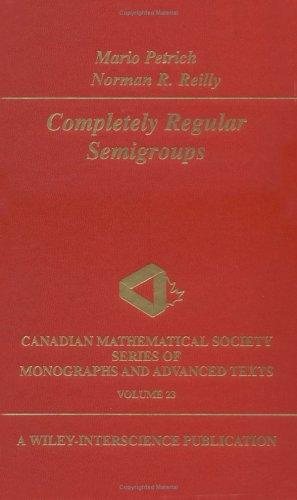 Couverture : Completely regular semigroups