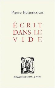 Couverture : Ecrit dans le vide