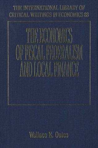 Couverture : The economics of fiscal federalism and local finance