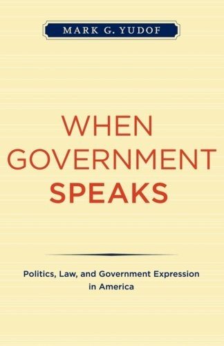 Couverture : When government speaks