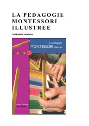 Couverture : La pédagogie Montessori illustrée