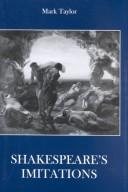 Couverture : Shakespeare's imitations