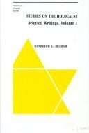 Couverture : Studies on the Holocaust