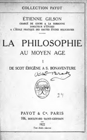 Couverture : La philosophie au Moyen Age