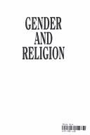 Couverture : Gender and religion