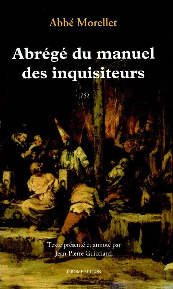 Couverture : Abrégé du manuel des inquisiteurs
