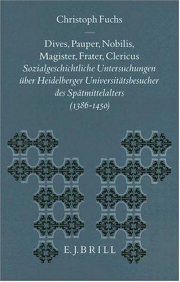 Couverture : Dives, pauper, nobilis, magister, frater, clericus