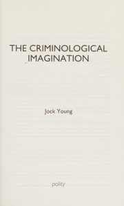 Couverture : The criminological imagination