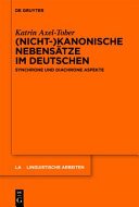 Couverture : (Nicht-)kanonische Nebensätze im Deutschen