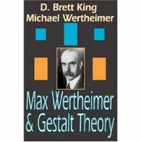 Couverture : Max Wertheimer and Gestalt Theory