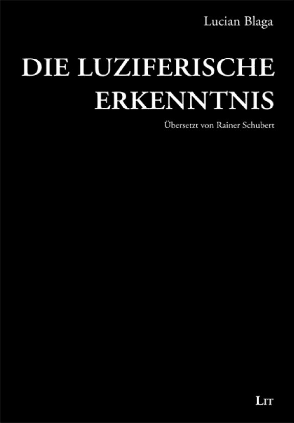 Couverture : Die luziferische Erkenntnis