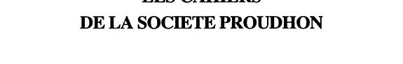 Couverture : Marx, lecteur de Proudhon