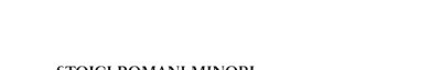 Couverture : Stoici romani minori