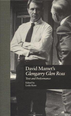 Couverture : David Mamet's Glengarry Glen Ross