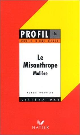 Couverture : Le misanthrope (1666): Moliere