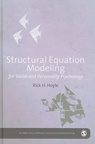 Couverture : Structural equation modeling for social and personality psychology